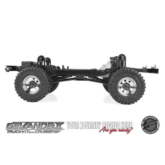 RC4WD Gelande 2 RC Crawler Truck Kit w/2025 Cruiser Body Set