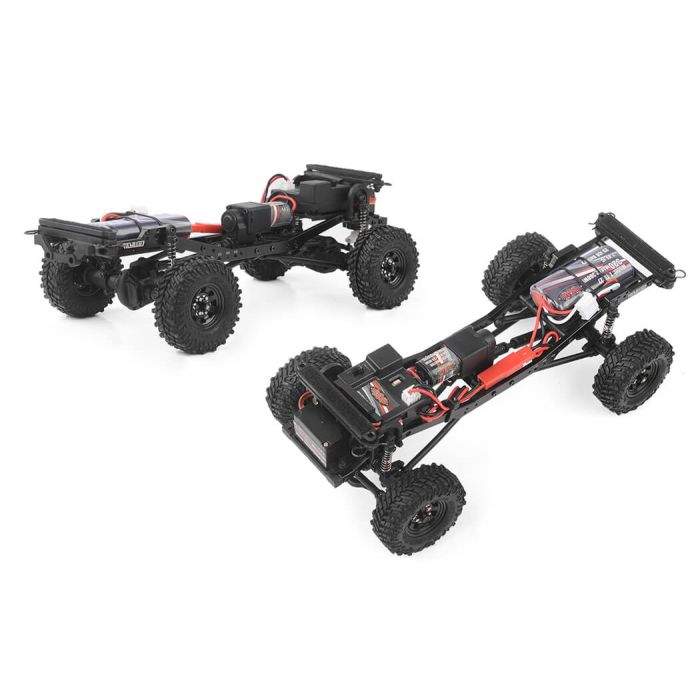 RC4WD 1/24 Trail Finder 2 RTR RC Crawler Truck w/Mojave 2 Hard Body Set – Red
