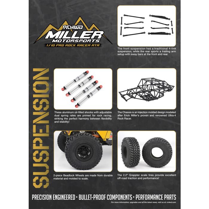 RC4WD 1:10 Miller Motorsports Pro RC Rock Racer Crawler RTR