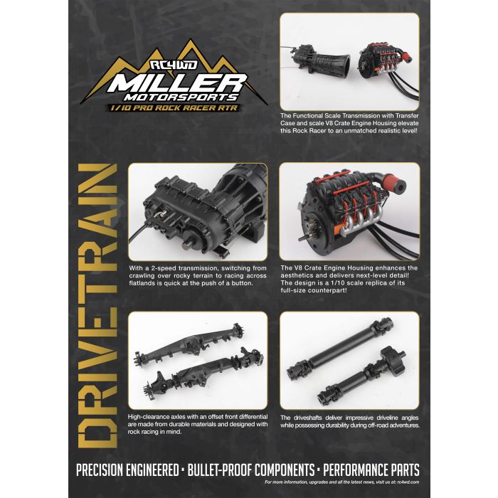 RC4WD 1:10 Miller Motorsports Pro RC Rock Racer Crawler RTR