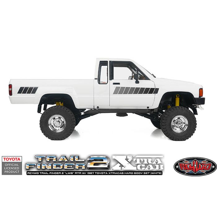 RC4WD Trailfinder 2 Lwb RTR RC Crawler Truck w/1987 Toyota Hilux Hard Body