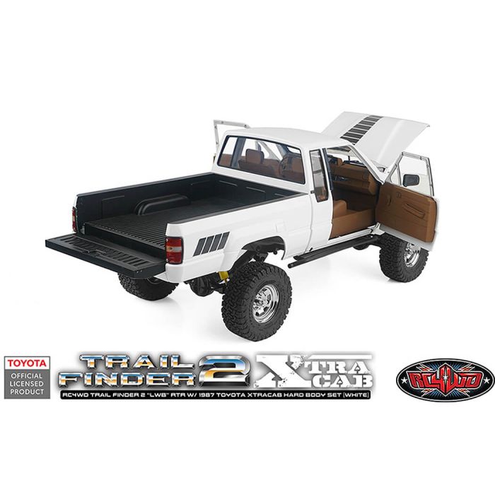 RC4WD Trailfinder 2 Lwb RTR RC Crawler Truck w/1987 Toyota Hilux Hard Body