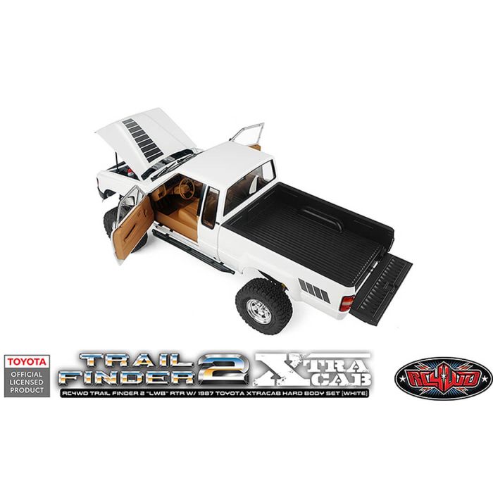 RC4WD Trailfinder 2 Lwb RTR RC Crawler Truck w/1987 Toyota Hilux Hard Body