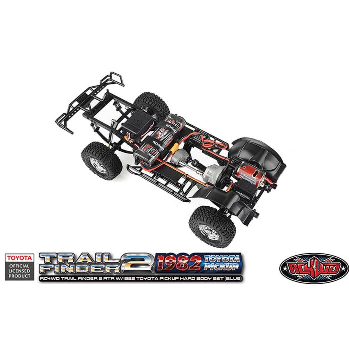 RC4WD Trail Finder2 RTR RC Crawler Truck w/1982 Toyota Pickup Hard Body - Blue