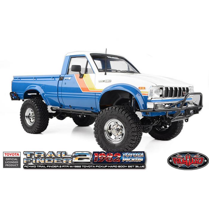 RC4WD Trail Finder2 RTR RC Crawler Truck w/1982 Toyota Pickup Hard Body - Blue