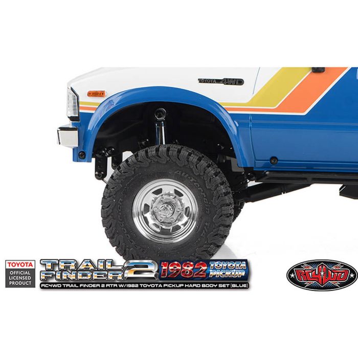 RC4WD Trail Finder2 RTR RC Crawler Truck w/1982 Toyota Pickup Hard Body - Blue