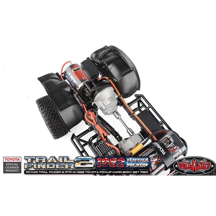 RC4WD Trail Finder2 RTR RC Crawler Truck w/1982 Toyota Pickup Hard Body - Red