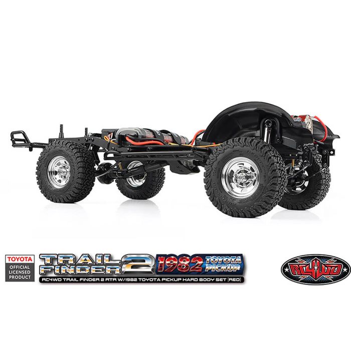 RC4WD Trail Finder2 RTR RC Crawler Truck w/1982 Toyota Pickup Hard Body - Red