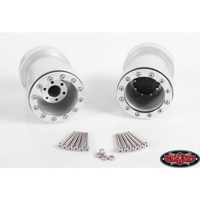 RC4WD Universal Monster Truck Beadlock Wheels V2 For Clod Buster (Aluminium)