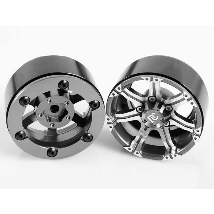 RC4WD Dick Cepek Gun Metal 7 1.9" Internal Beadlock Wheels