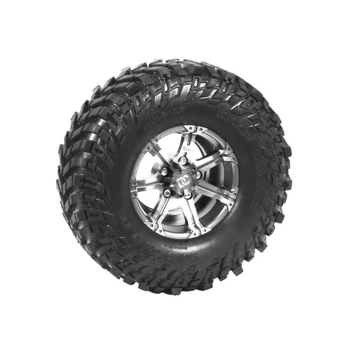 RC4WD Dick Cepek Gun Metal 7 1.9" Internal Beadlock Wheels