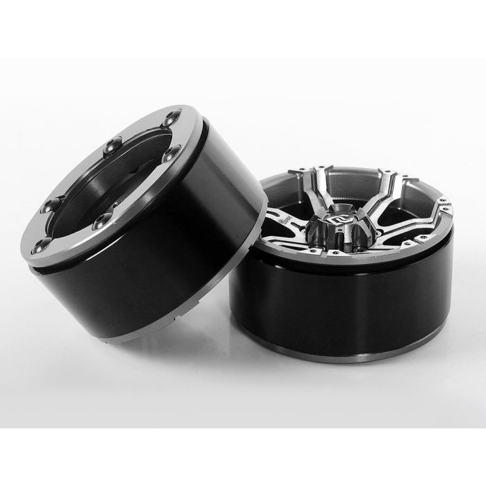 RC4WD Dick Cepek Gun Metal 7 1.9" Internal Beadlock Wheels