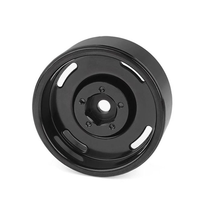 RC4WD 1.9" Landies Vintage Stamped Steel B/Lock Wheels Black