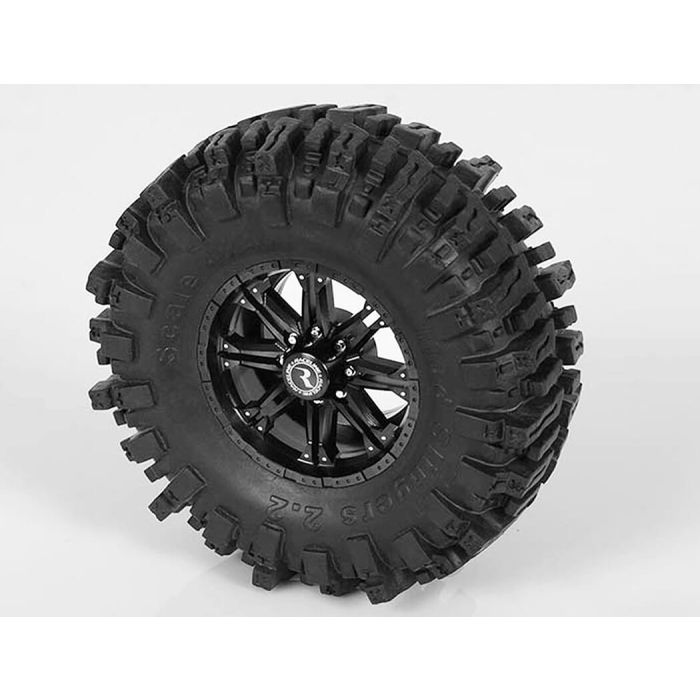 RC4WD Raceline Octane 2.2" Beadlock Wheels (Black)