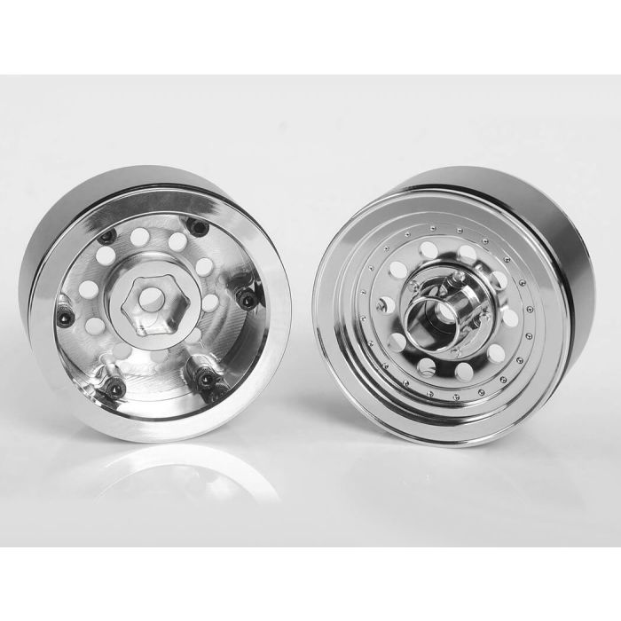 RC4WD Classic 10-Hole Chrome 1.9" Beadlock Wheels