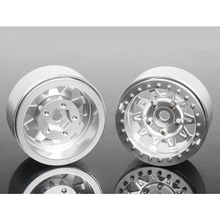 RC4WD Dirty Life Roadkill 1.7" Beadlock Wheels (Silver)