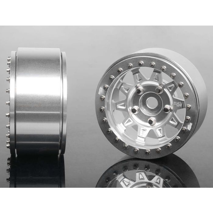 RC4WD Dirty Life Roadkill 1.7" Beadlock Wheels (Silver)