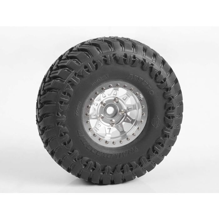 RC4WD Dirty Life Roadkill 1.7" Beadlock Wheels (Silver)