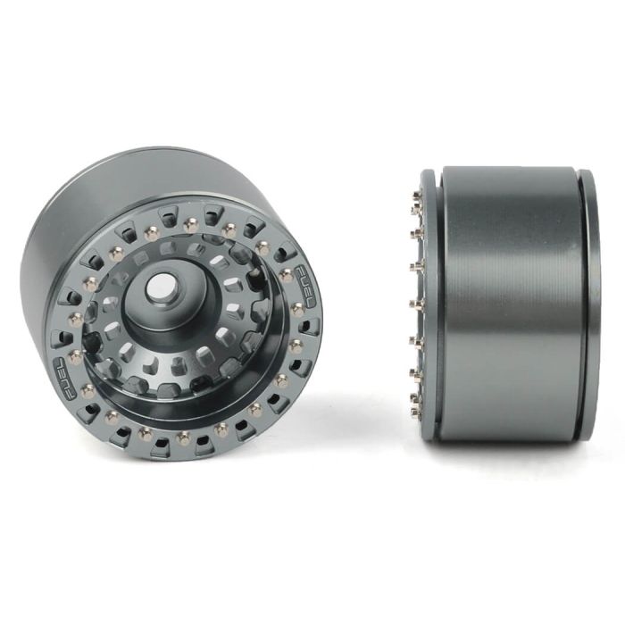 RC4WD Fuel Off-Road 1.55 Zephyr Beadlock Wheels (Gunmetal)