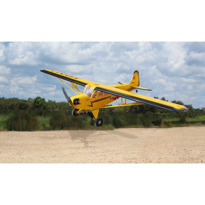 Seagull J-3 Cub (20cc) 2.23m (88.2in) with Scale U/C, Wheels & Air Tyres