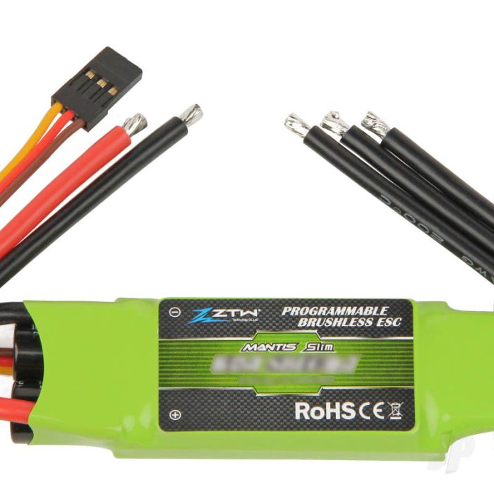 ZTW Mantis Slim 80A SBEC Brushless RC Plane Helicopter Drone ESC (2-6 Cell LiPo) 