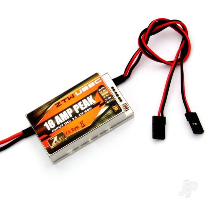 ZTW UBEC 12A Brushless RC Plane Universal Battery Elimination Circuit