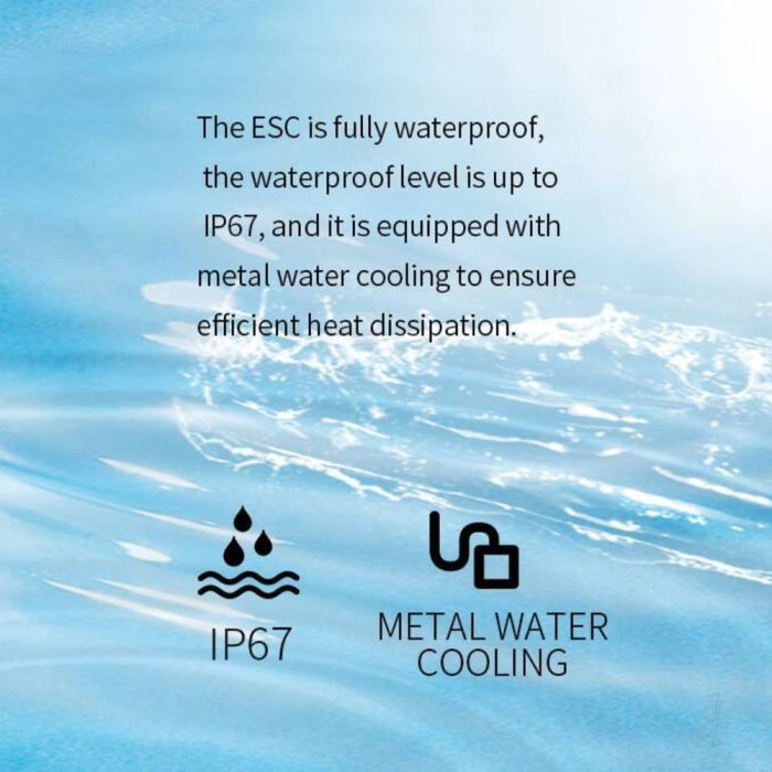 ZTW Seal 130A HV SBEC RC Marine Boat ESC G2 (6-14 LiPo Cells)