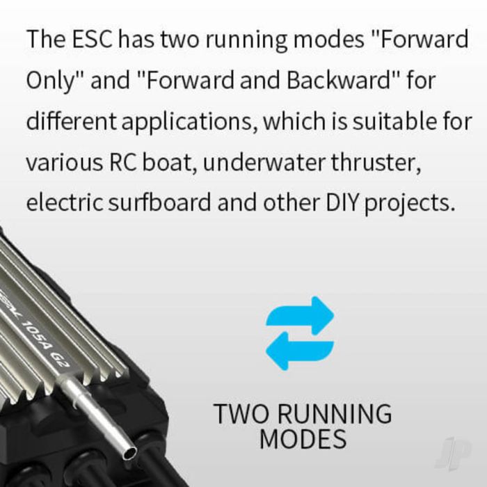 ZTW Seal 130A HV SBEC RC Marine Boat ESC G2 (6-14 LiPo Cells)