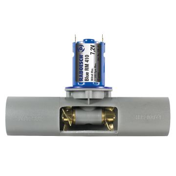 Bow Thruster Set with 2 Brass 3 Blade Propellers, Electric Motor 30/33 x 138mm for RC Boats by Raboesch