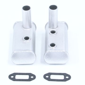 RCGF Stinger Engine Parts - Muffler (20cc Twin) (2 pcs)