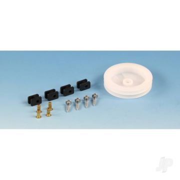 Hitec HS725BB Winch Servo Drum & Hardware (56314) 