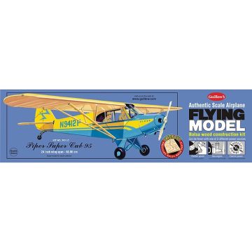 Piper Super Cub 95 Flying Model Balsa Aircraft Kit 610mm Wingspan from Guillow's