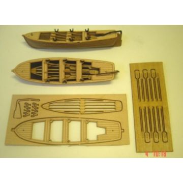 Mantua Plastic and Wood Lifeboat Kit Length 115mm