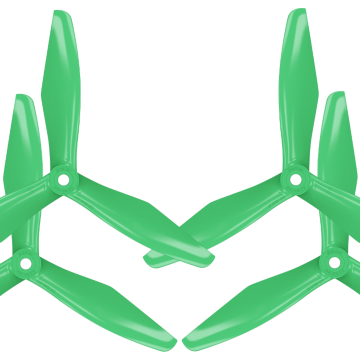 Master Airscrew 6x4.5 RS 3-Blade FPV RC Drone Propeller Props Set - Green 