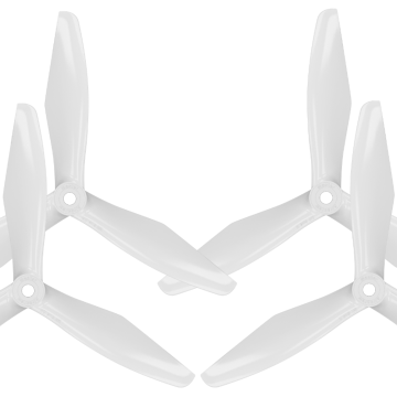 Master Airscrew 6x4.5 RS 3-Blade FPV RC Drone Propeller Props Set - White 