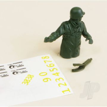 Henglong M26 Decals and Driver Set (Green)