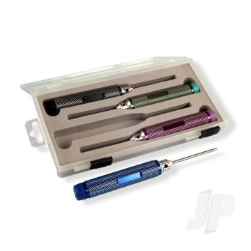 JP Hex Driver 4 Piece Ball/End Deluxe Tool Set (1.5-3.0mm) For RC Models