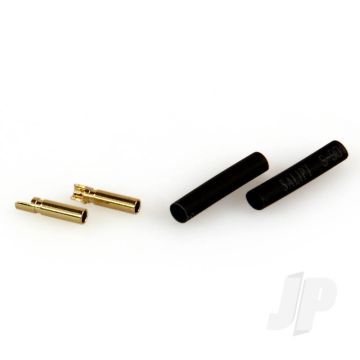 JP 2mm Gold Connector Bulk (50 Female + Shrink) for RC Models
