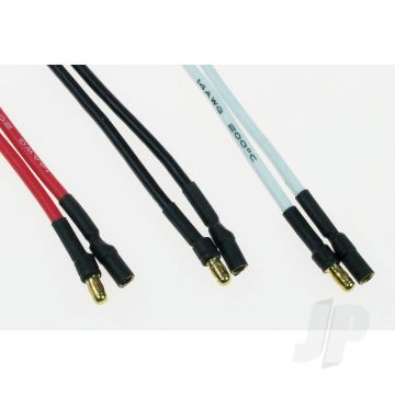 JP 3.5mm Gold Connector Set (3 Pair) 15cm Silicone Lead for RC Models