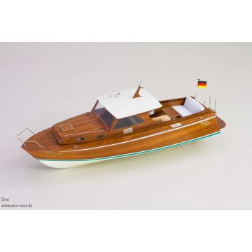 Aero-Naut Diva Radio Control Cabin Cruiser Boat Wooden Kit 