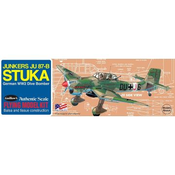 Junkers JU 87 Stuka 419mm Wingspan Flying Model Balsa Aircraft Kit from Guillow's