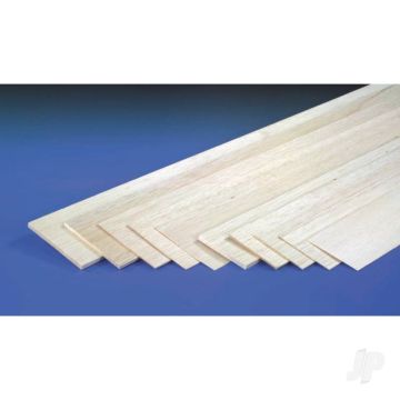 JP 10mm x 100mm Sheet Balsa (1m long) 