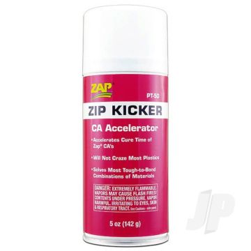 Zap Zip Kicker Aerosol Can 5oz (142g) (PT50) Cyano CA Super Glue Activator Accelerator
