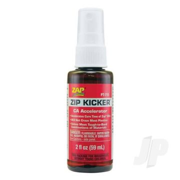 Zap Zip Kicker Pump Spray 2oz (PT715) Cyano CA Super Glue Activator Accelerator