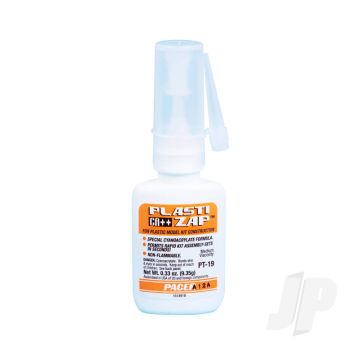 Zap PT19 Plasti-Zap CA 1/3oz Cyano Super Glue For Plastic and Vinyl