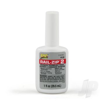 Zap PT23 Rail Zip Track Cleaner 1oz (Box of 6)