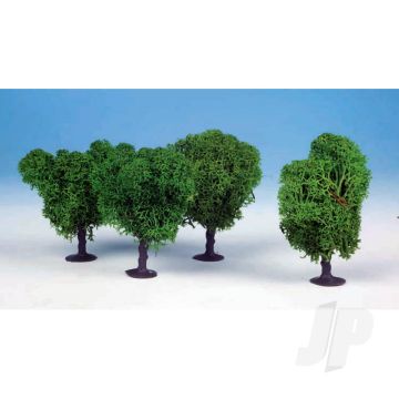 Heki 1031 4 Lichen Avenue Trees 7cm (Light Green) For Scenic Diorama Model Trains