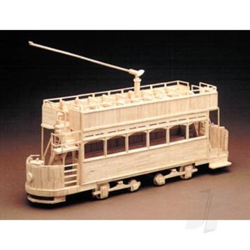 Hobby's Matchbuilder Tram Car Wood Matchstick Kit