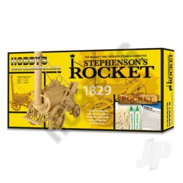 Hobby's Matchbuilder Stephens Rocket Locomotive Steam Train Wood Matchstick Kit