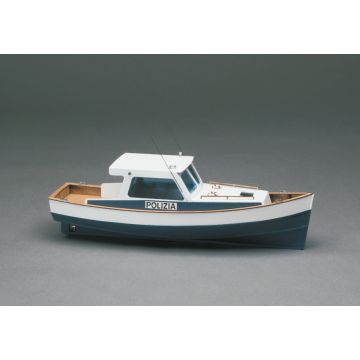 Mantua Police Boat Motor Launch 1:35 Scale Wood Ship Kit 